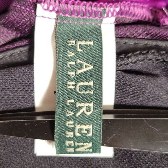 Lauren Ralph Lauren Layered Bikini Top Sz 10 - Picture 7 of 11